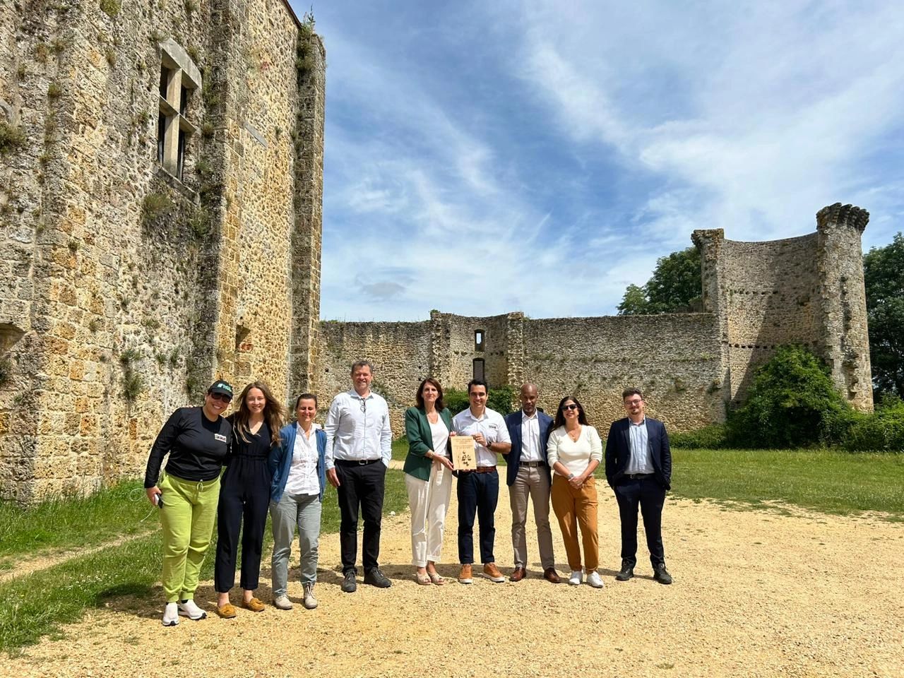 Accueil de la délégation brésilienne dans le Parc de la Haute vallée de Chevreuse