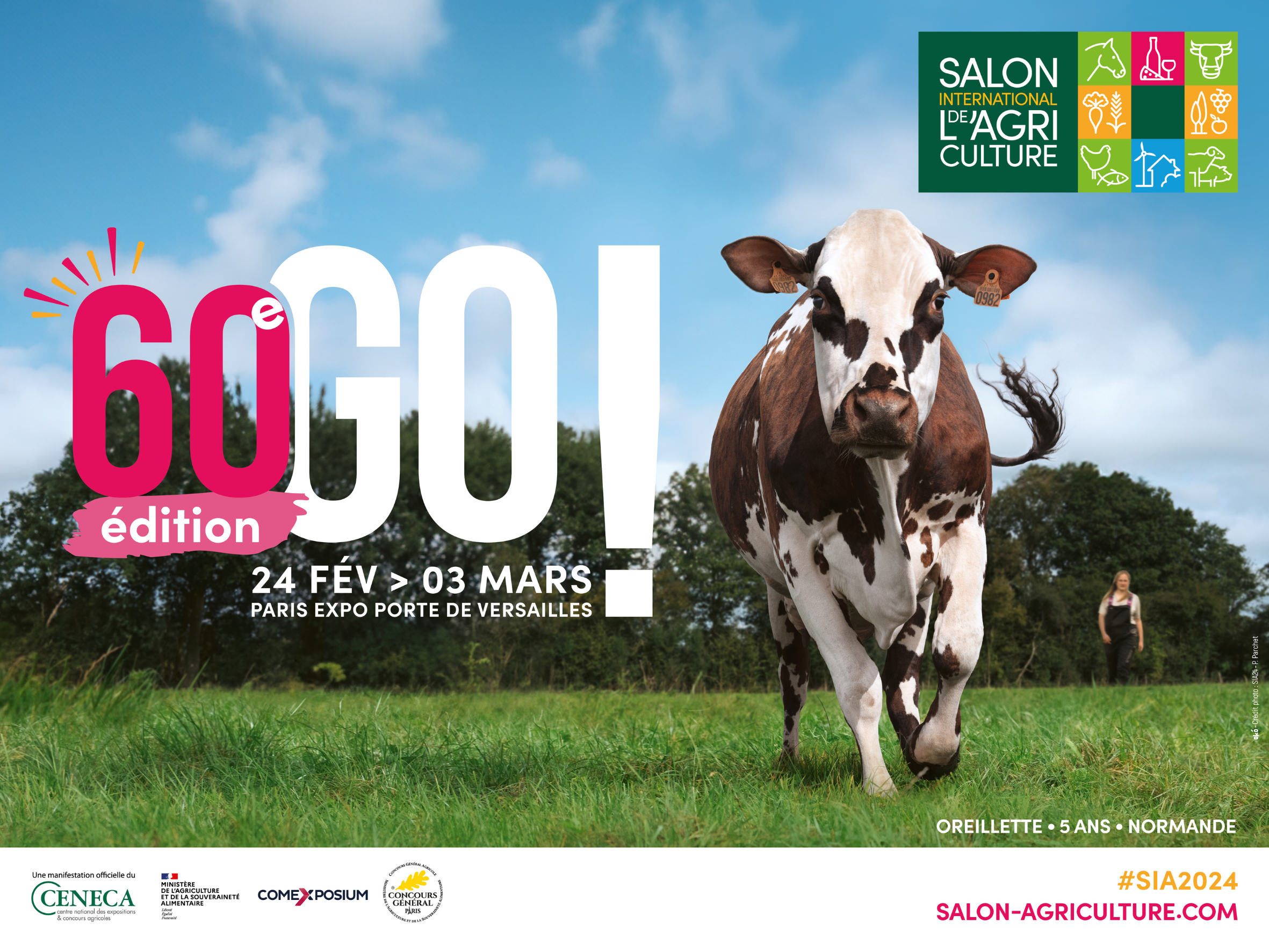 Affiche salon international de l'agriculutre 2024