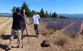 Tournage France TV dnas le Parc du Luberon