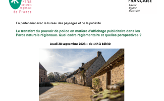 Webinaire affichage publicitaire dans les Parcs