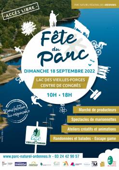 Affiche fête du Parc naturel régional des Ardennes