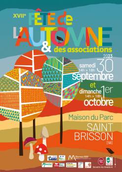 Affiche Fête de l'Aumomne et des Associations du Morvan 2023