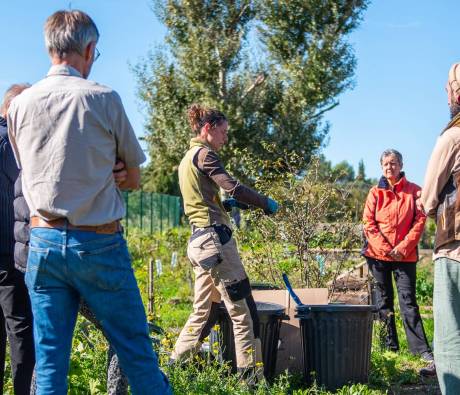 formation agro-écologie au Jardin partagé de Bédoin