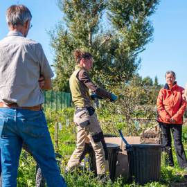 formation agro-écologie au Jardin partagé de Bédoin