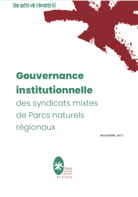 Gouvernance institutionnelle des syndicats mixtes de Parcs naturels régionaux