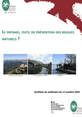 Page synthèse webinaire du 17 Oct 2024 Paysage et risque 