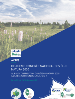 Actes Congrès des élus Natura 2000, 2024